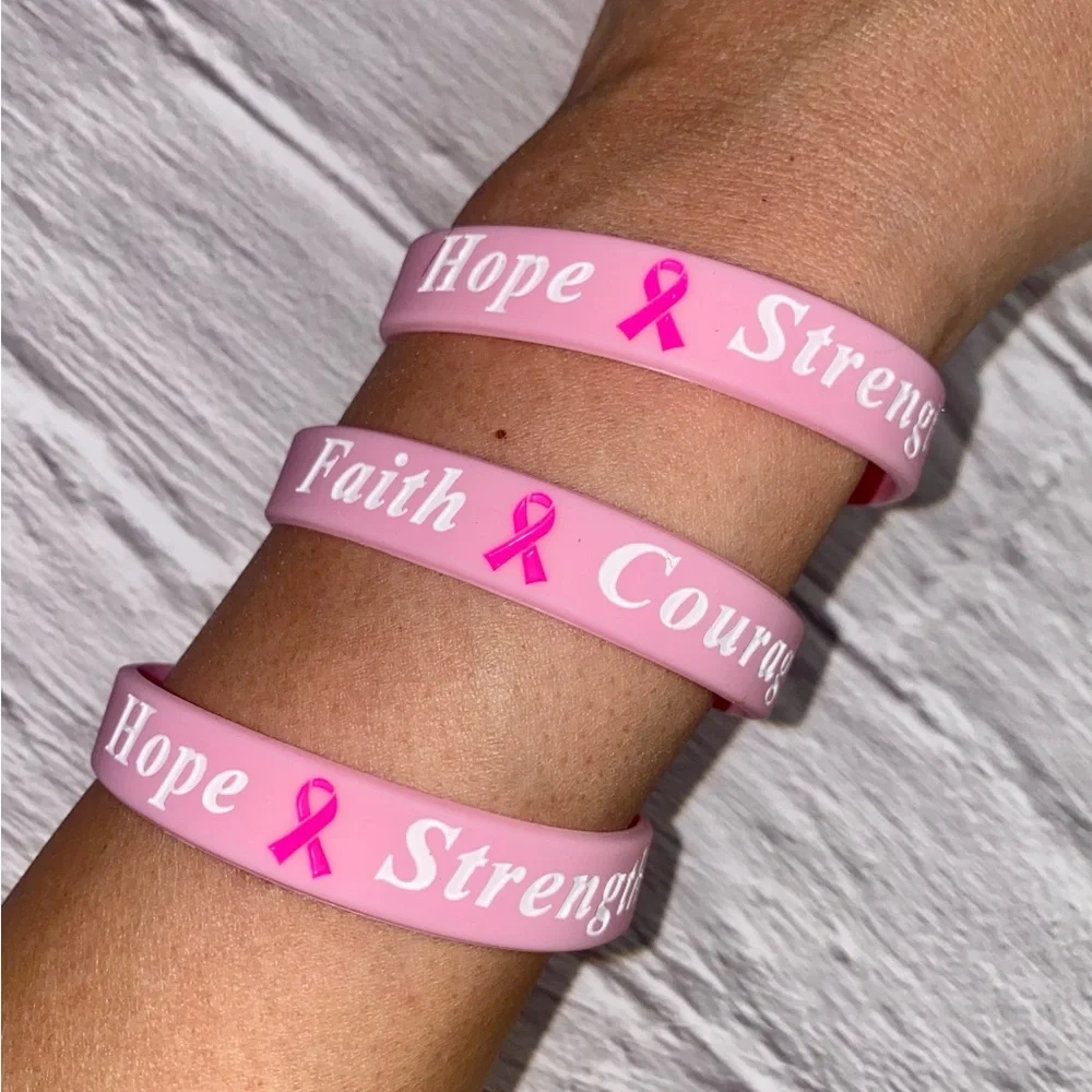 Pink Awareness Wristbands